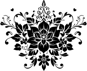 abstract floral ornament