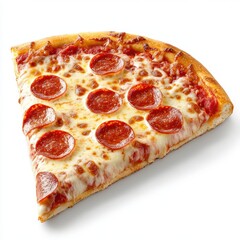Classic Pepperoni Pizza Slice with Melted Cheese