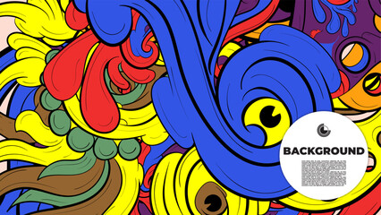 Obraz premium Dynamic Abstract Patterns with Dummy Text for Web Design, Landing Pages, Social Media Marketing, and Print Materials – High-Resolution Stock Graphics