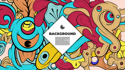 Dynamic Abstract Patterns with Dummy Text for Web Design, Landing Pages, Social Media Marketing, and Print Materials – High-Resolution Stock Graphics