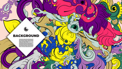 Dynamic Abstract Patterns with Dummy Text for Web Design, Landing Pages, Social Media Marketing, and Print Materials – High-Resolution Stock Graphics