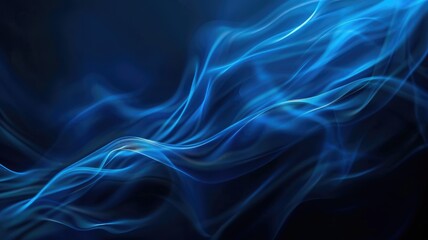 Obraz premium Abstract vivid color wave flowing express the energetic signal. Seamless texture of vividness curve swirling convey sense of harmony and wonderful scene perfect for effect and graphic design. AIG53.