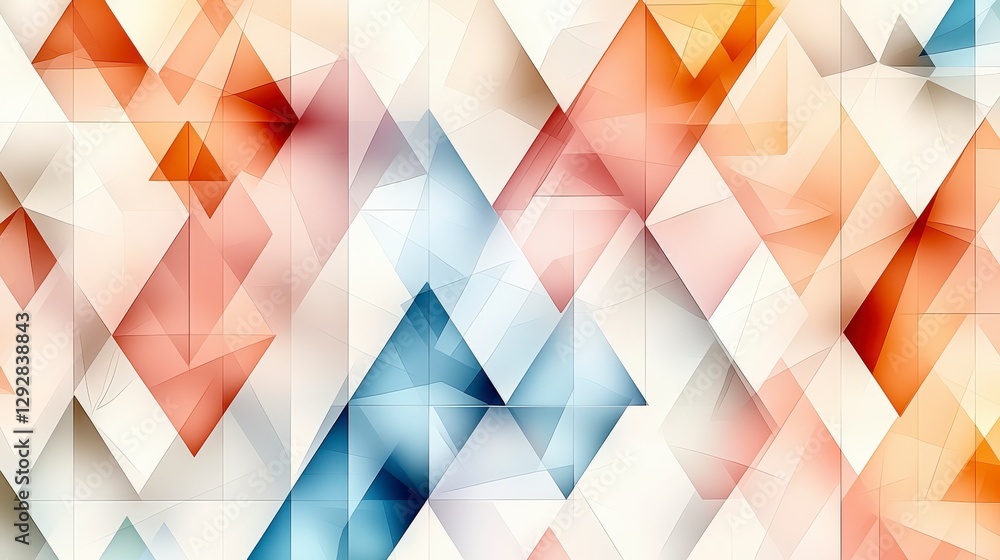 Poster dynamic geometric pattern exploration abstract art digital design creative studio aesthetic viewpoin