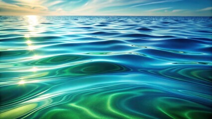 A serene abstract background with undulating water ripples in shades of blue and green, evoking a sense of calmness and fluid movement , ripples, subtle