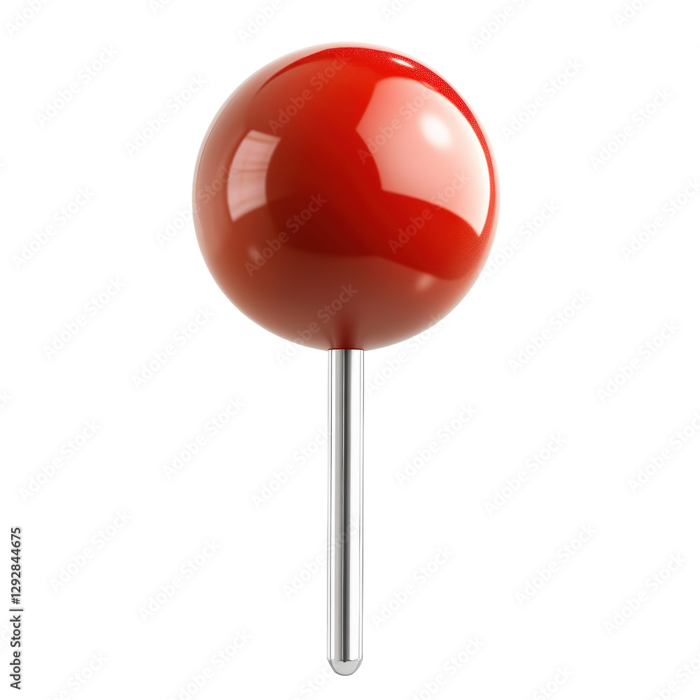 Aufkleber striking red lobok fruit displayed creatively on a white background highlighting its unique shape an
