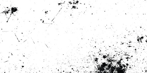 Overlay Distress grain monochrome texture with dusty and grunge effect, Dark weathered overlay pattern sample with scratches and stains, Distressed overlay texture Grunge of black scratches and dots.