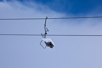 Ski lift snow vastness, fabulous, winter holiday. High quality photo