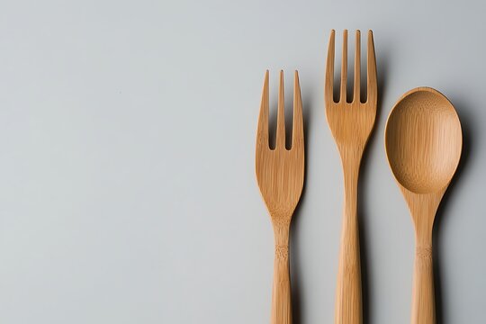 Elegant Bamboo Utensils Set