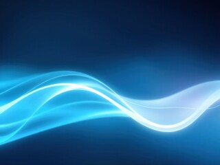 Obraz premium Abstract Blue Wave Background