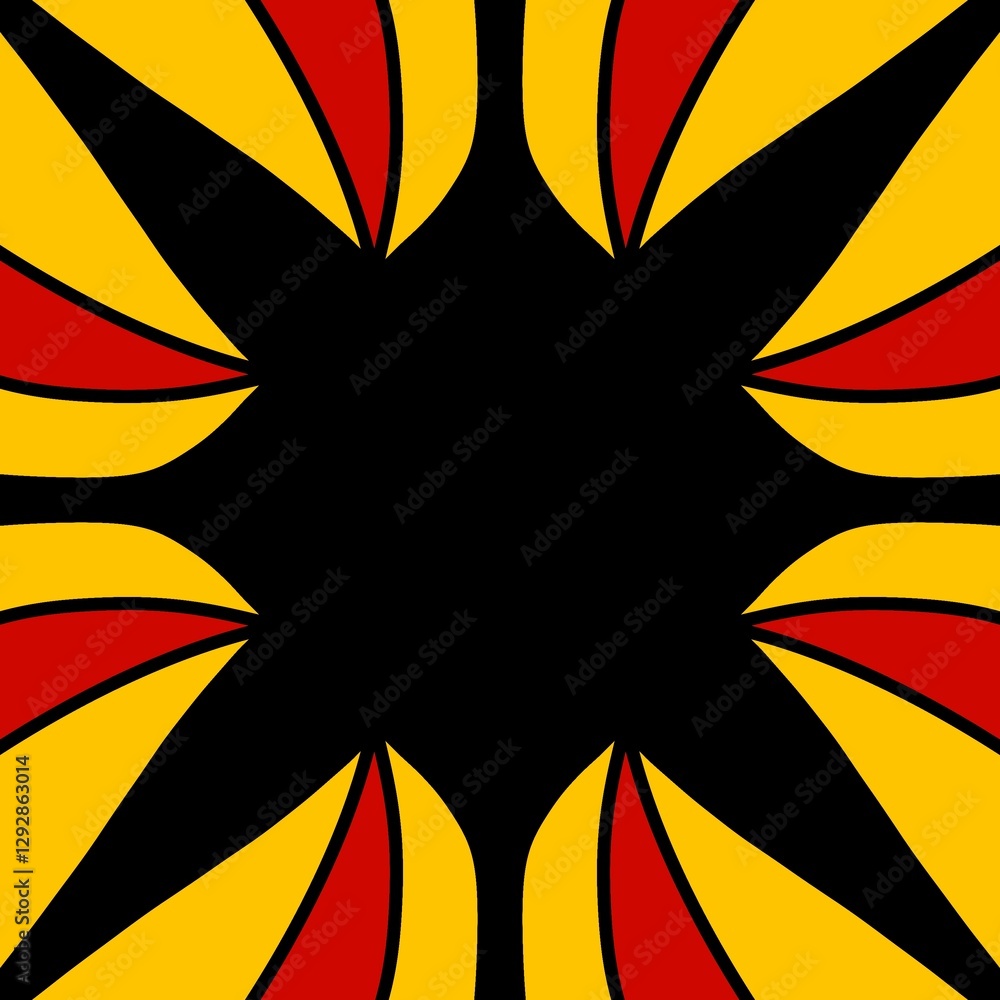 Poster abstract background with colorful geometric pattern