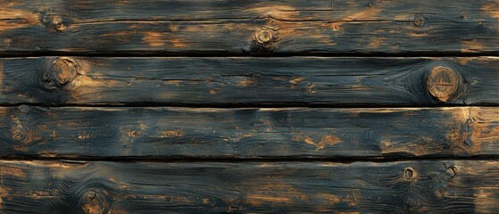 Textured dark wood planks with rustic finish