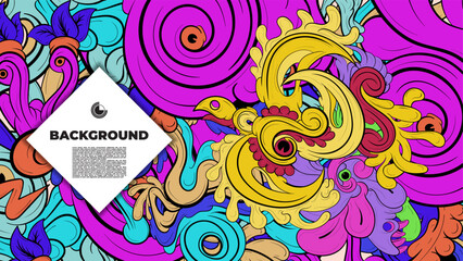Stunning vector art featuring colorful abstract patterns and fractal shapes, perfect for creating eye-catching designs for posters, banners, and fabric.