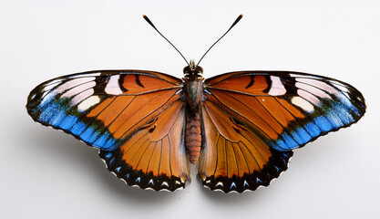 Fototapeta premium Blue and Orange Butterfly