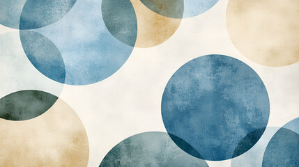 Modern Pastel Abstract Texture for Stylish Designs, Elegant Minimalist Watercolor Background with Circles