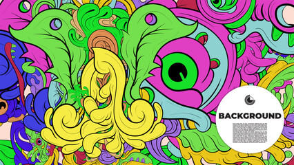 Stunning vector art featuring colorful abstract patterns and fractal shapes, perfect for creating eye-catching designs for posters, banners, and fabric.