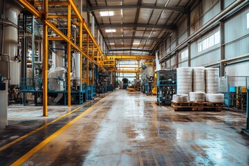 Fototapeta premium Equipment for manufacturing fiberglass