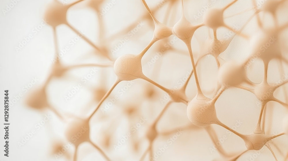 Poster abstract wall texture, closeup view of small white objects for background and design