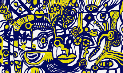 abstract doodle hand drawn  art  design  background