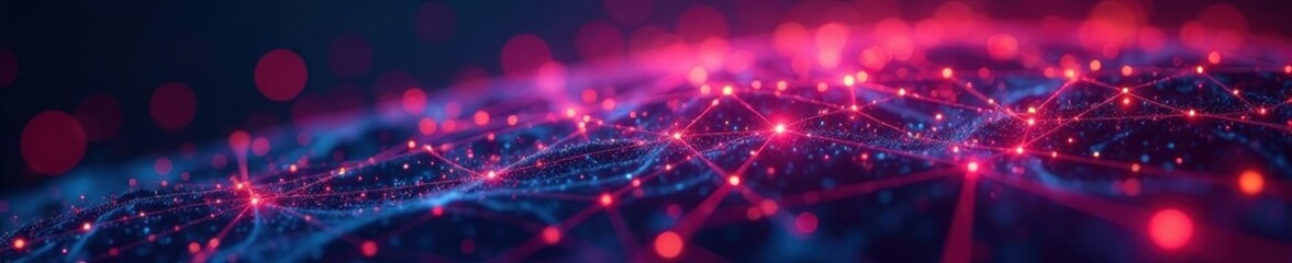 Obraz premium Complex interconnected lines forming a sphere, technology, design