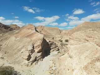 Tectonic plates in the Arava desert