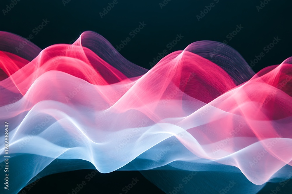 Canvas Prints Abstract Colorful Wave Design Background