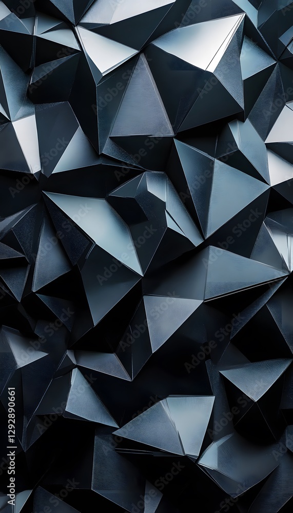 Poster abstract dark geometric shapes create an interesting textured background