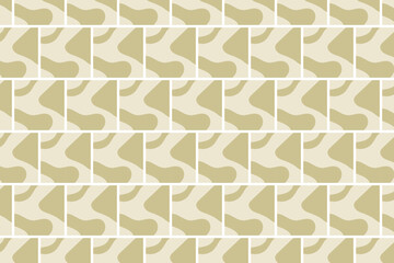 Abstract seamless pattern vector, Leaves, flower, organic shapes, earth tone colors, leaf branch. Illustration design for Eco packaging, interior, cover, wall art, wallpaper, market.