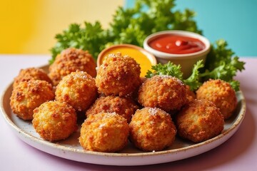 Fototapeta premium Delectable Arancini Arrangement