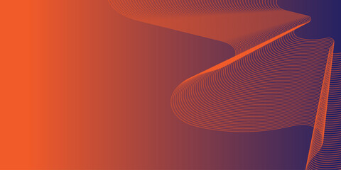  flowing lines. Digital future technology concept. vector illustration. Minimalist  background, pastel colorful gradations lines effect style geometric, abstract background 