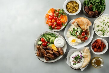 Fototapeta premium Diverse and Delicious Food Platter