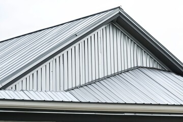 Obraz premium Metal roofing for commercial buildings