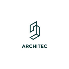 Architec logo design icon vector illustration
