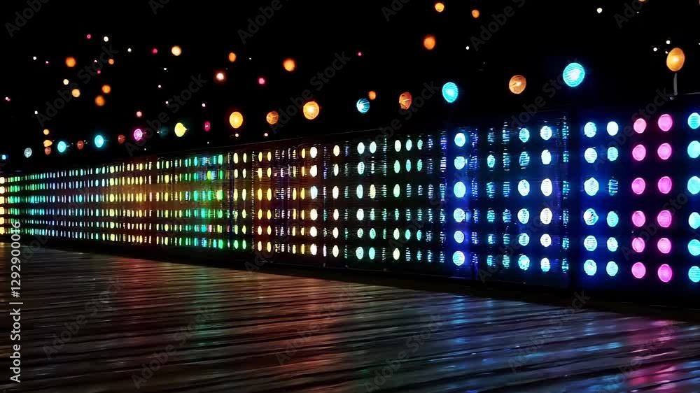 Poster computer screens with code lines