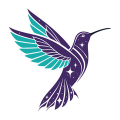 hummingbird logo that captures celestial.