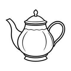 teapot isolated on white background