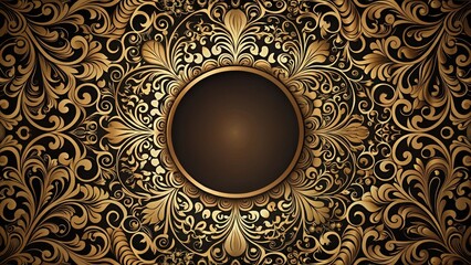 Elegant ornate background with swirling patterns and intricate details