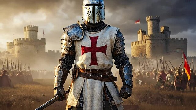Medieval Knight - Crusader and Templar Warrior