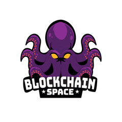 The Blockchain Space Emblem: The Purple Octopus of Innovation