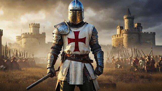 Medieval Knight - Crusader and Templar Warrior