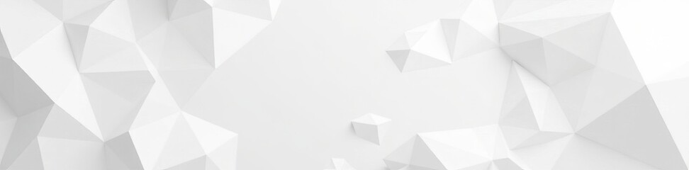Obraz premium Abstract geometric white polygon backdrop with textured surface for design projects, geometric, backdrop, polygon