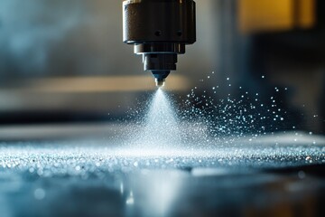 Spray and fusion are techniques in surface engineering used to enhance surface properties by adjusting the nozzle focus