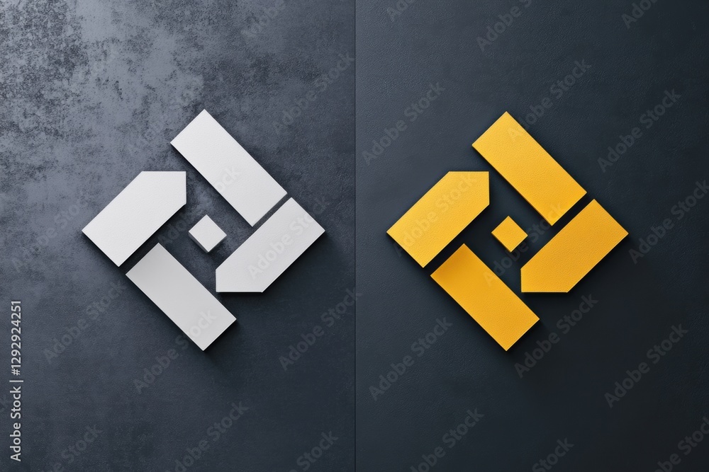Aufkleber comparison of outdated logo and modern sleek redesigned logo showcasing branding evolution and conte