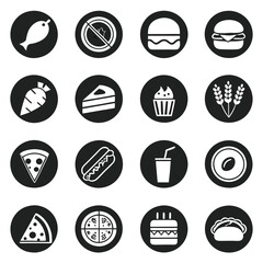 Black Glyph Food Web Symbols Pack
