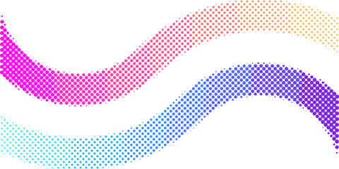 Abstract halftone effect background vector design. Abstract circle gradation.