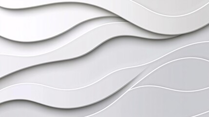 elegant white waves texture for modern design projects