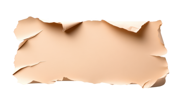 Torn paper edges texture, blank white page background for design and messaging