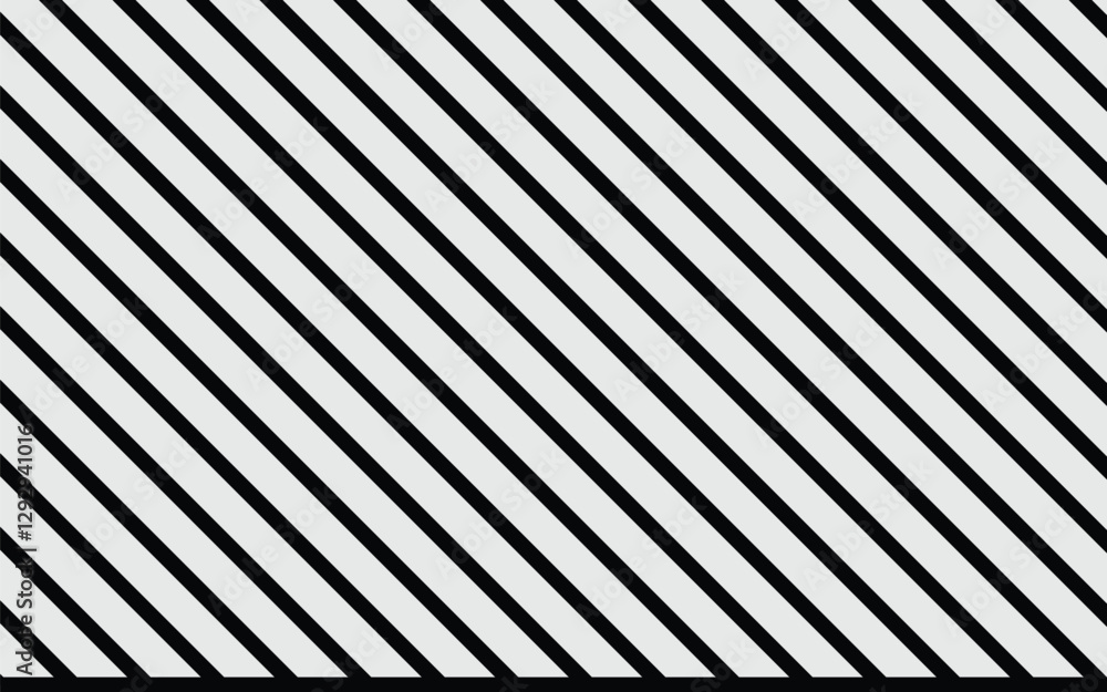 Poster a pattern of diagonal black lines is presented against a light gray background. the lines are evenly
