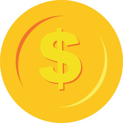 golden coins pile.  gold money, cash or treasure. Bank and finance. Investment, profit or gain. Copy space. 3d vector collection isolated on transparent background