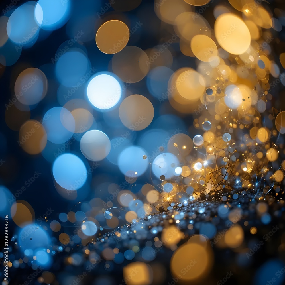 Wall mural abstract background with bokeh