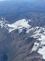 snow covered mountains